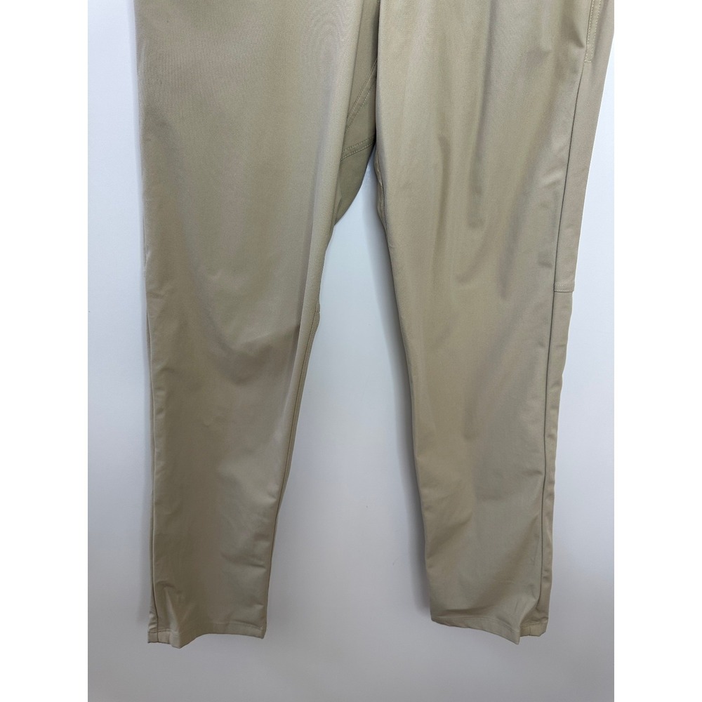 Lululemon 5 Pocket ABC Warpstreme Pants Classic Mens Size 32 x 31 Beige Tan - Picture 4 of 9
